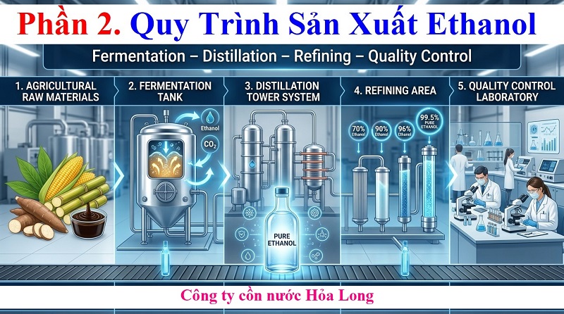 Công Ty Sản Xuất Ethanol Uy Tín – Cung Cấp Ethanol Chất Lượng Cho Nhiều Ngành Công Nghiệp